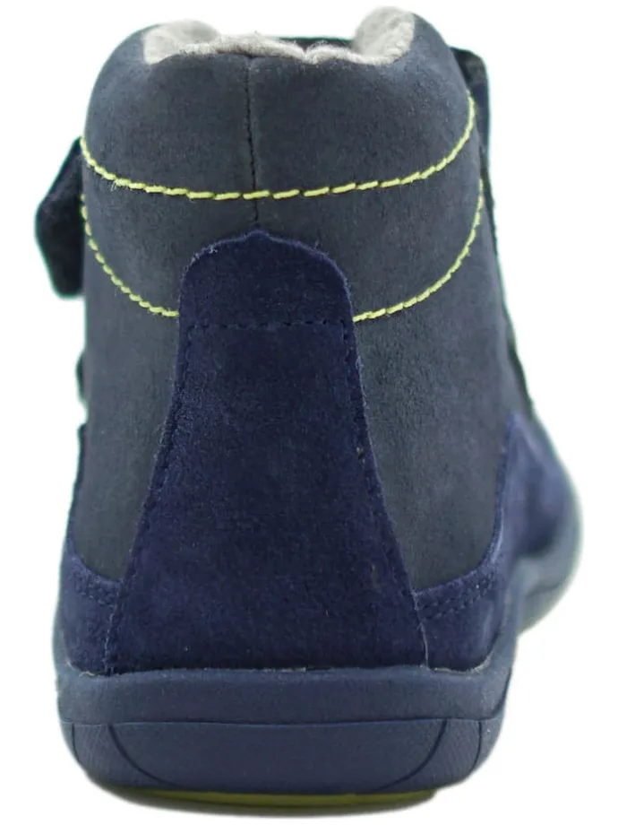 Leder-Barfußschuhe in Dunkelblau