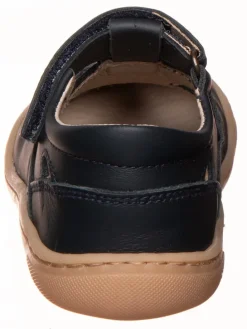 Leder-Barfußschuhe in Dunkelblau