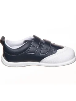 Leder-Barfußschuhe in Dunkelblau