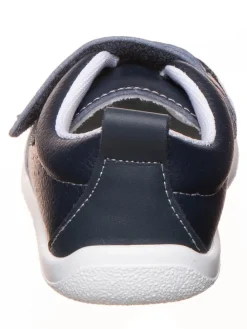 Leder-Barfußschuhe in Dunkelblau