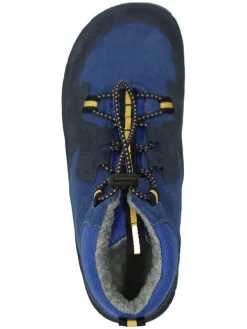 Leder-Barfußschuhe in Dunkelblau