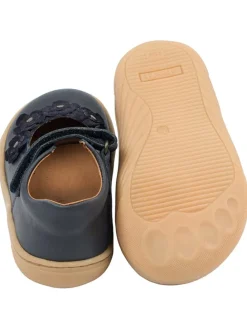 Leder-Barfußschuhe in Dunkelblau