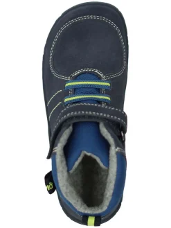 Leder-Barfußschuhe in Dunkelblau