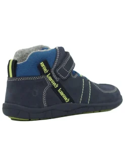 Leder-Barfußschuhe in Dunkelblau