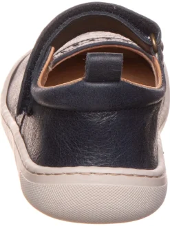 Leder-Barfußschuhe in Dunkelblau