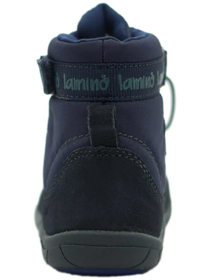 Leder-Barfußschuhe in Dunkelblau