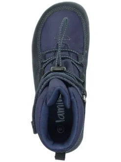 Leder-Barfußschuhe in Dunkelblau