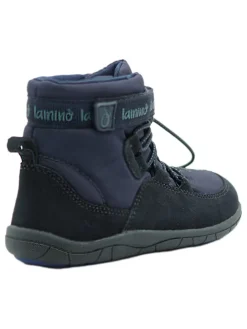 Leder-Barfußschuhe in Dunkelblau