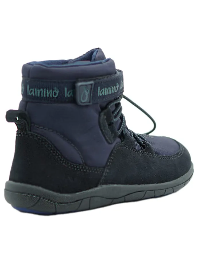 Leder-Barfußschuhe in Dunkelblau