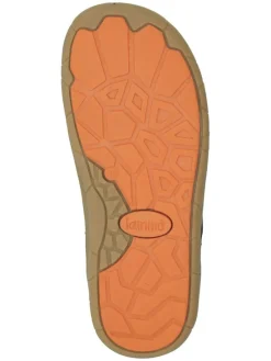 Leder-Barfußschuhe in Dunkelblau