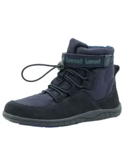 Leder-Barfußschuhe in Dunkelblau