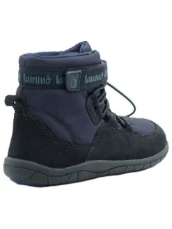 Leder-Barfußschuhe in Dunkelblau