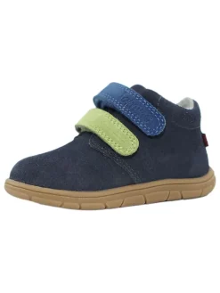 Leder-Barfußschuhe in Dunkelblau