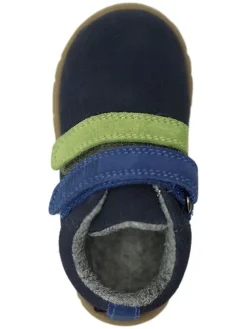 Leder-Barfußschuhe in Dunkelblau