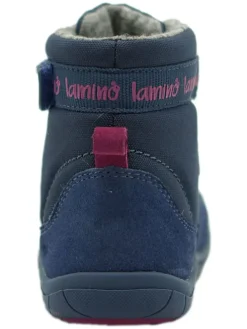 Leder-Barfußschuhe in Dunkelblau