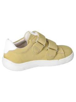 Leder-Barfußschuhe in Gelb