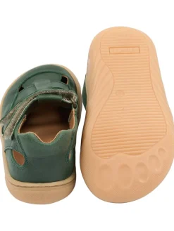 Leder-Barfußschuhe in Grün
