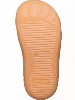 Leder-Barfußschuhe in Hellbraun