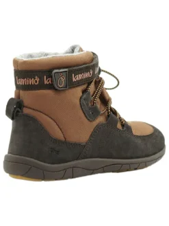 Leder-Barfußschuhe in Hellbraun