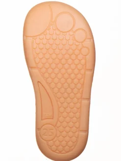 Leder-Barfußschuhe in Hellbraun/ Beige