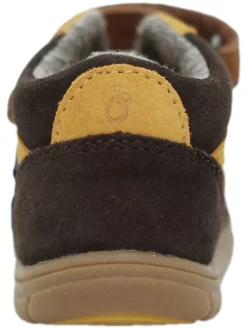 Leder-Barfußschuhe in Hellbraun/ Braun