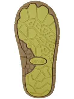 Leder-Barfußschuhe in Hellbraun