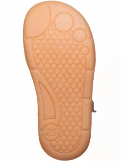 Leder-Barfußschuhe in Khaki