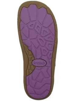 Leder-Barfußschuhe in Lila