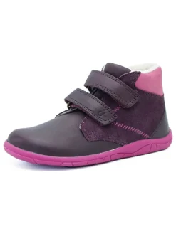 Leder-Barfußschuhe in Lila