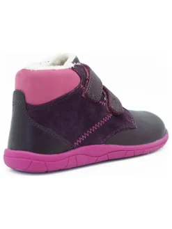 Leder-Barfußschuhe in Lila