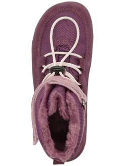 Leder-Barfußschuhe in Lila