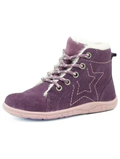 Leder-Barfußschuhe in Lila