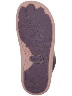 Leder-Barfußschuhe in Lila