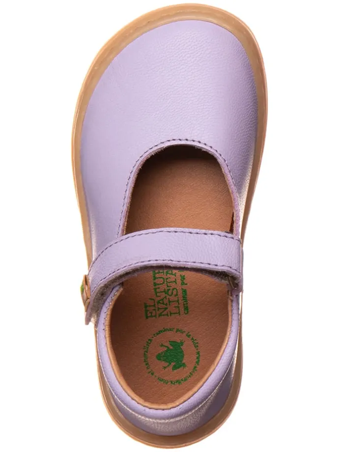 Leder-Barfußschuhe in Lila