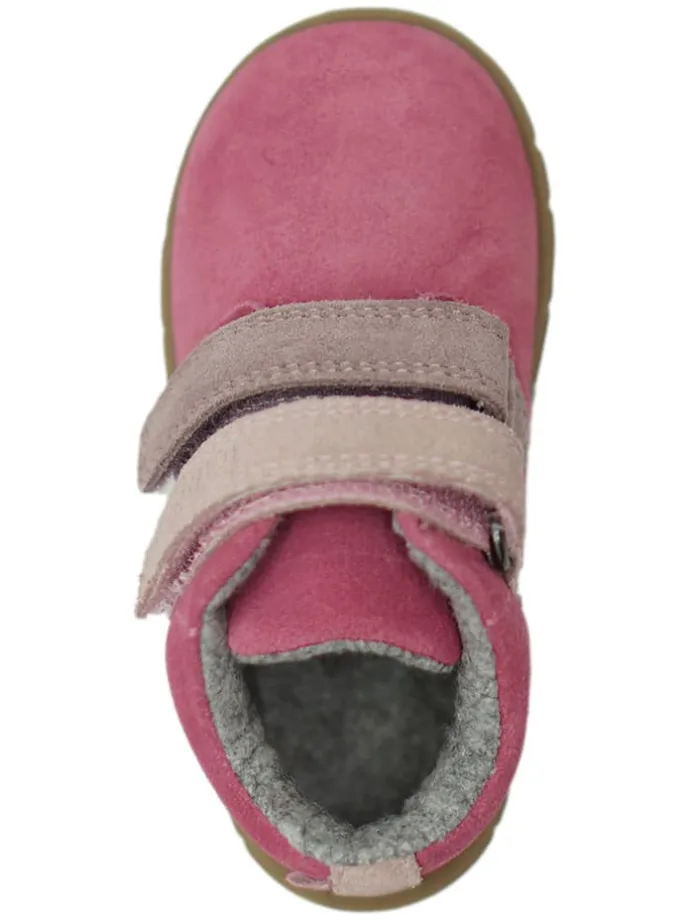 Leder-Barfußschuhe in Pink