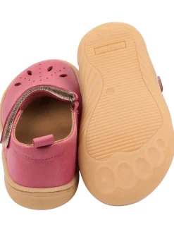 Leder-Barfußschuhe in Pink