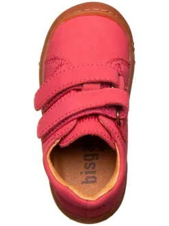 Leder-Barfußschuhe in Pink
