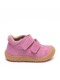 Leder-Barfußschuhe in Pink