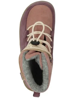 Leder-Barfußschuhe in Rosa