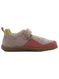 Leder-Barfußschuhe in Rosa