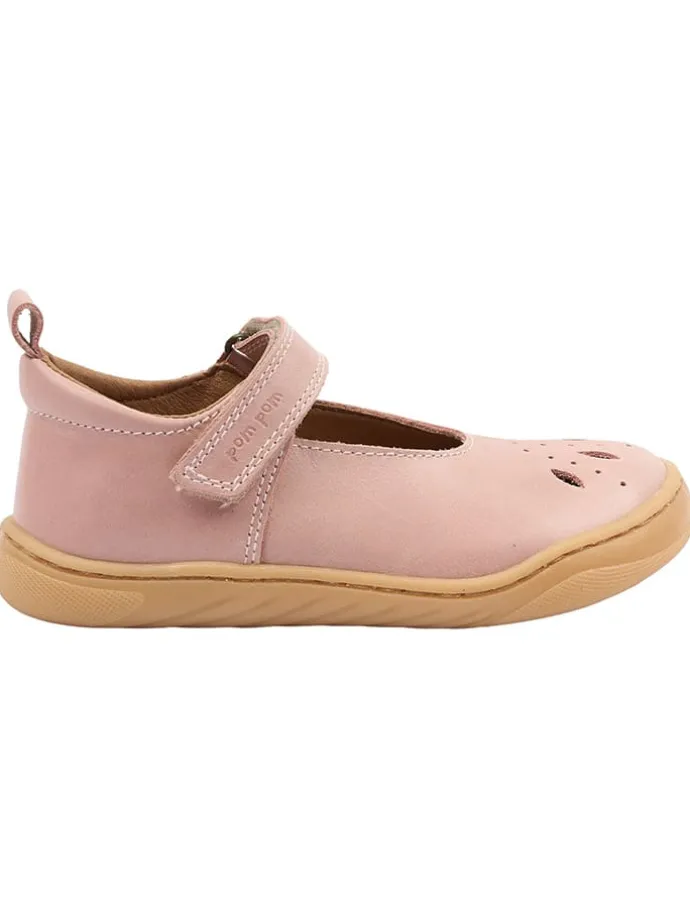Leder-Barfußschuhe in Rosa