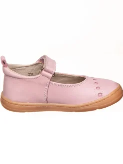 Leder-Barfußschuhe in Rosa