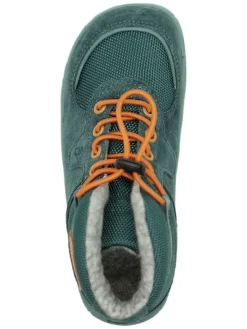 Leder-Barfußschuhe in Türkis