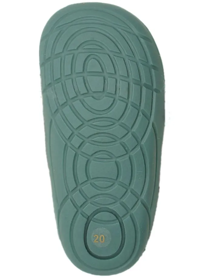 Leder-Barfußschuhe in Türkis