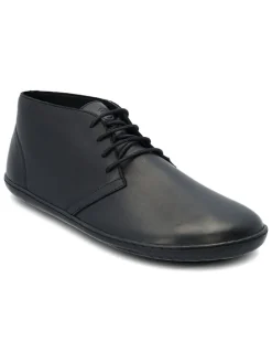 Leder-Barfußschuhe "Milano" in Schwarz