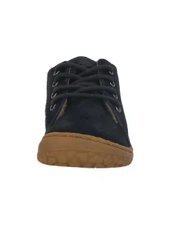 Leder-Barfußschuhe "Nanino" in Dunkelblau