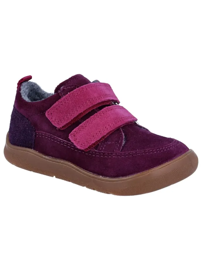 Leder-Barfußschuhe "Samy" in Lila/ Pink