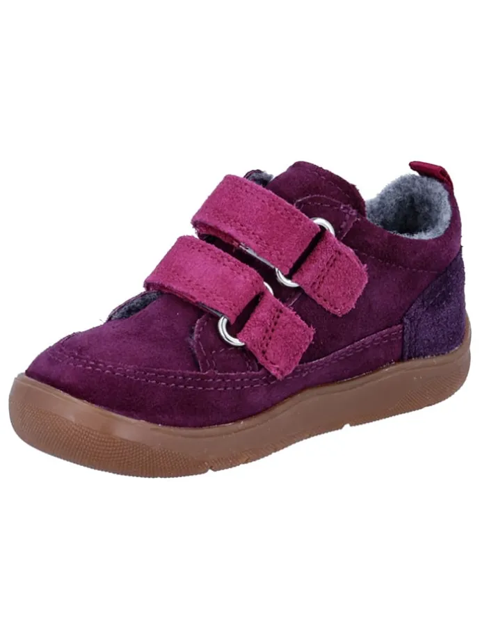 Leder-Barfußschuhe "Samy" in Lila/ Pink
