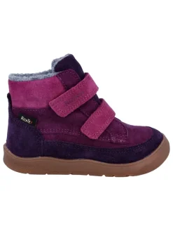 Leder-Barfußschuhe "Samy" in Lila/ Pink
