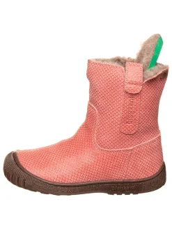 Leder-Boots in Rosa